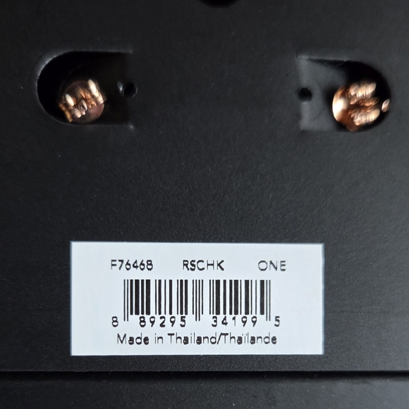 *NIB* Coach White and Gold Enamel Earrings - Picture 5 of 8